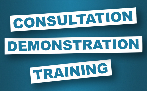 Consulting, demonstrations and training