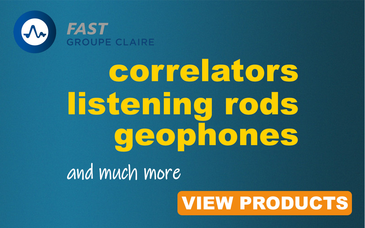 FAST acoustic leak detectors, correlators, geophones and more!