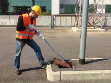 Die Griffe aus Hartplastik sorgen für perfekten Halt.