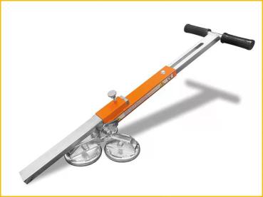 Ausziehbarer Fronthebel, der eine optimale Hebegeometrie ermöglicht und die volle Kraft beim Anheben und Umklappen von Klappdeckeln überträgt.