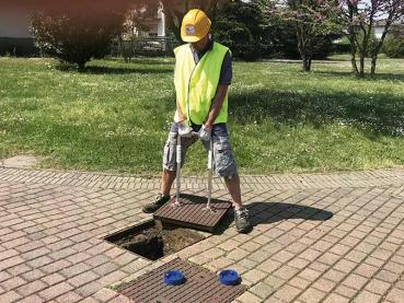 Wird mit einem einzelnen Bediener verwendet.