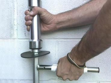 Sicherheitsstift, wenn der Hammer nicht verwendet wird.