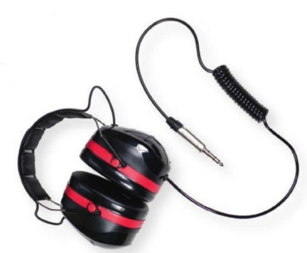 Kopfhörer schwarz mit Klinkenstecker 6,35mm