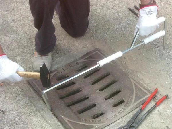 Die Schnäbel können auch zum Abschaben des Deckelrahmens verwendet werden.