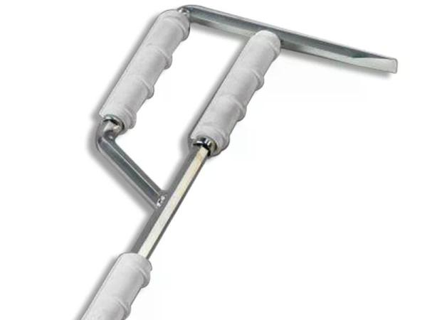 Die Kunststoffgriffe garantieren auch mit Schutzhandschuhen einen hervorragenden Halt.