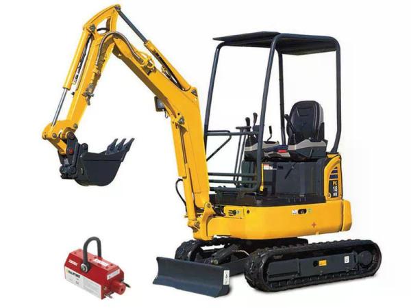 PM500 – PM1000 können mit Minibaggern und Kränen verwendet werden.